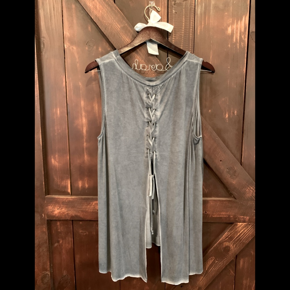 Tie back tunic